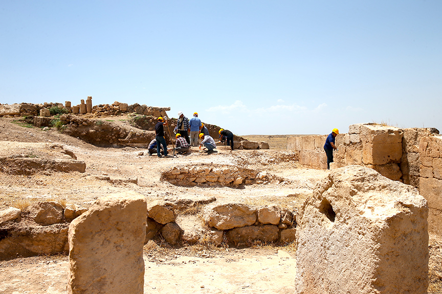 A secret ritual area was discovered in the temple of Mithras in Zerzevan Castle