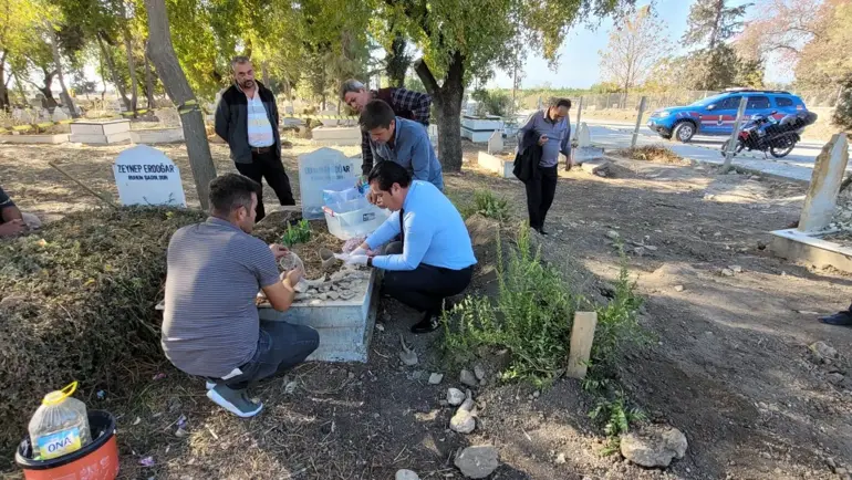 More than 500 coins found during grave excavation