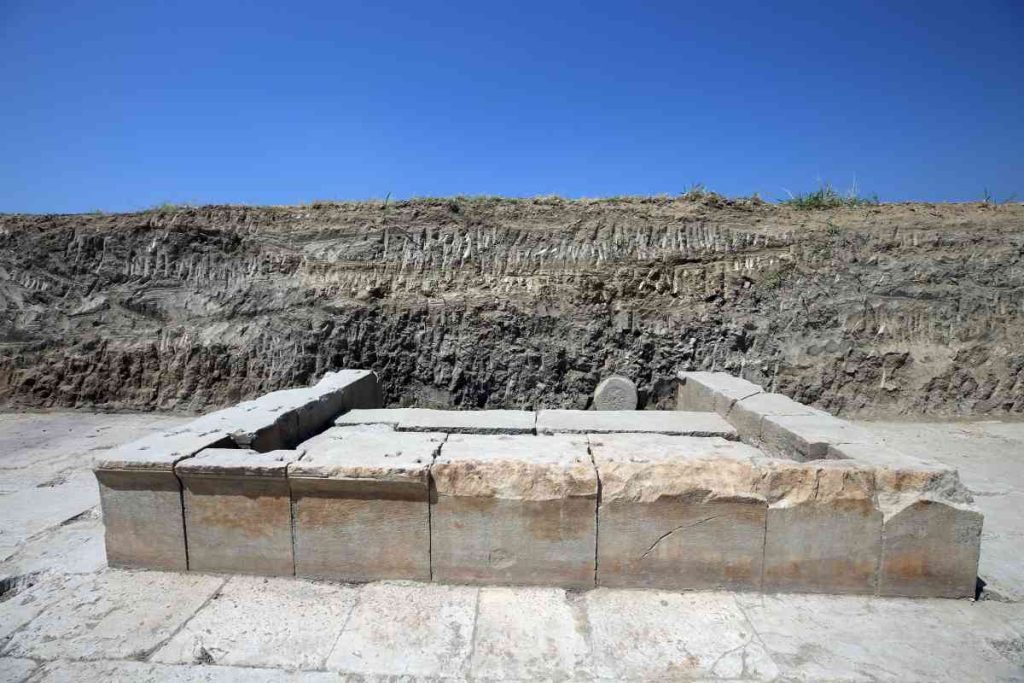 Altar of the Temple of Zeus in the Ancient City of Magnesia