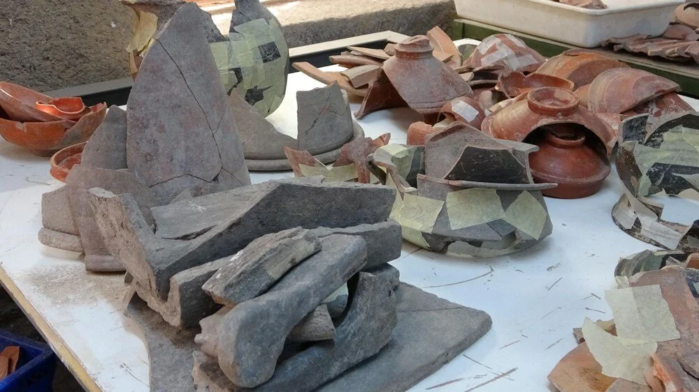 1800-year-old pottery found in Ancient City Assos