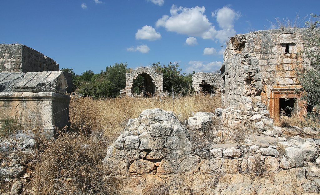 Elaiussa Sebaste Ancient City's necropolis area