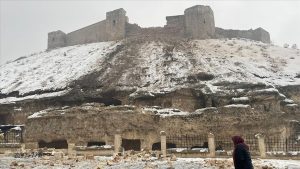 Gaziantep Castle, which was damaged in the Kahramanmaraş earthquake, is being restored