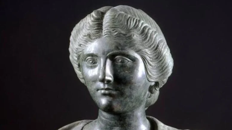 Roman period bronze bust