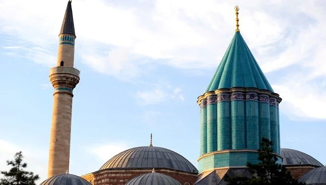 The 'Green Dome' of the Mevlana Museum, known as Kubbe-i Hadra, was reopened to visitors.