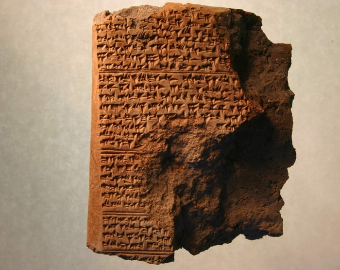 Hittite cuneiform tablet showing that the old name of the Kayalıpınar ruins was SAMUHA. (2014 excavations)
