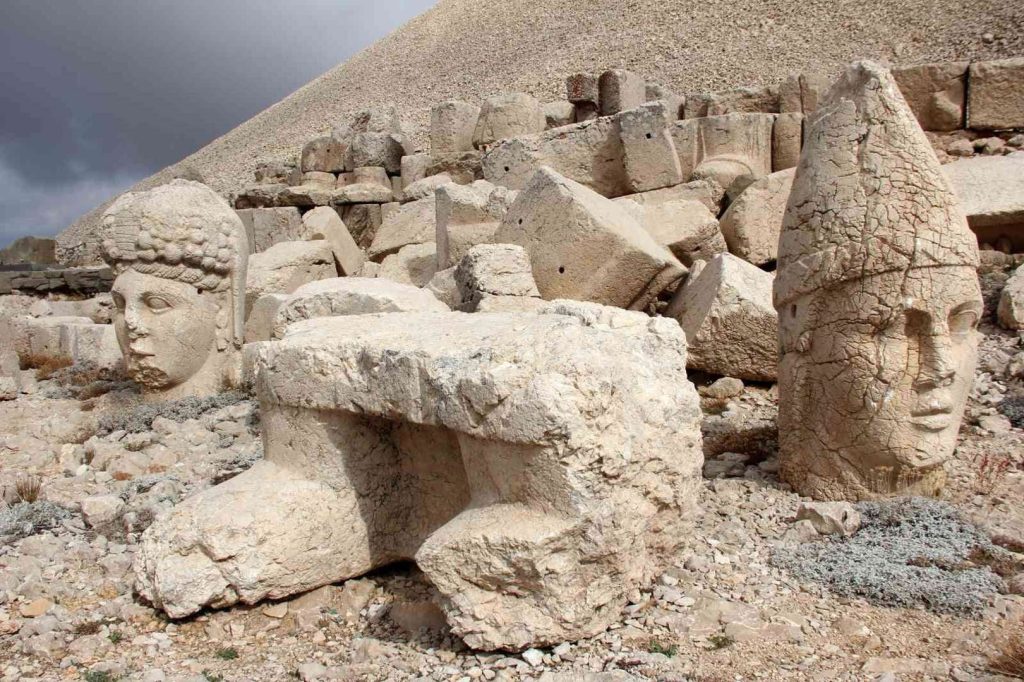 The statues on Mount Nemrut are being preserved with nano cells
