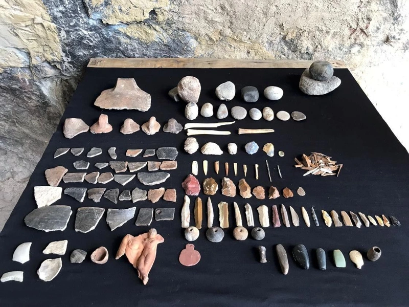 Votive finds found in Gedikkaya cave