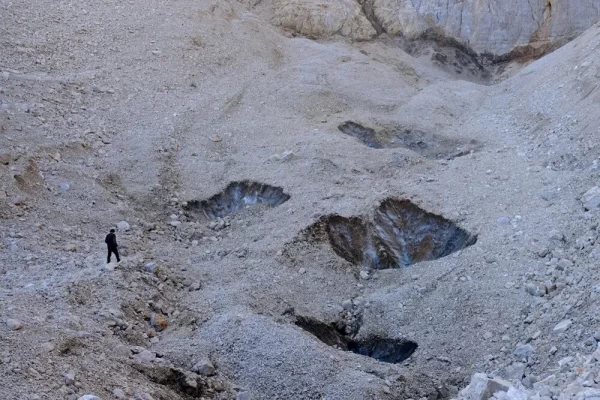 Drought in Konya revealed a 'cirque glacier' dating back to 2.5 million years ago