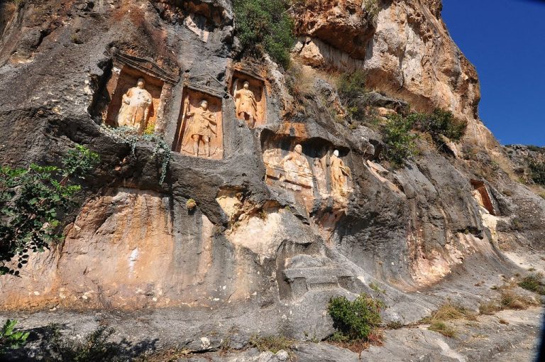 Ancient reliefs become target of treasure hunters in Mersin