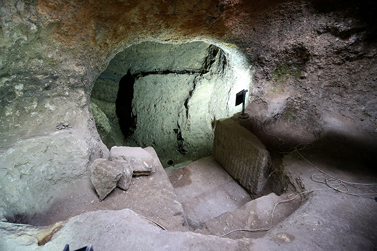 A new underground city connected to the Roman "Sarayini" underground city was discovered in Konya