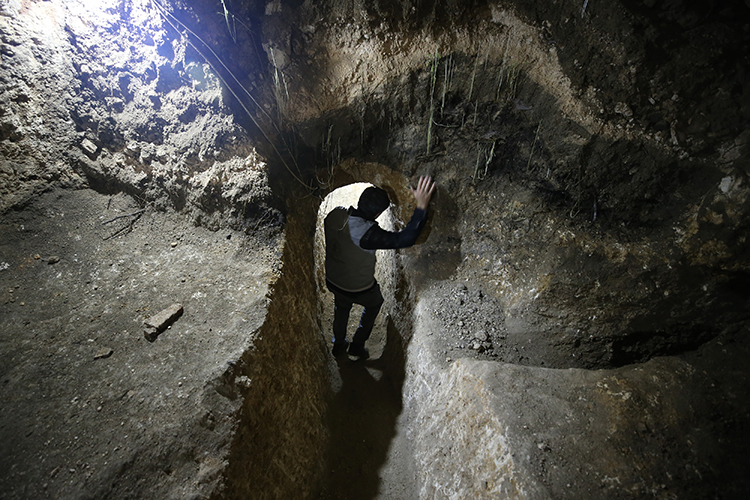 A new underground city connected to the Roman "Sarayini" underground city was discovered in Konya