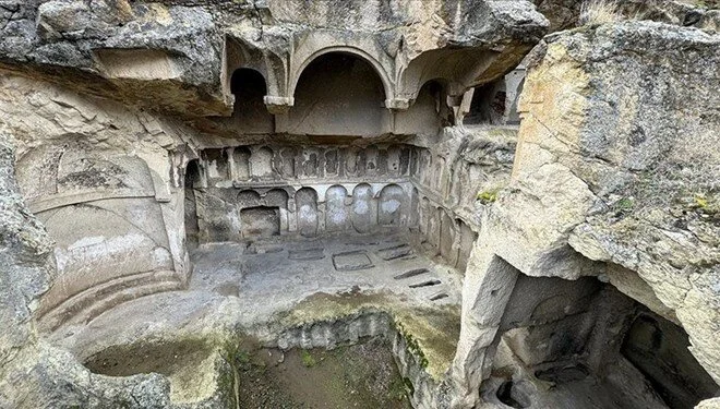 Erdemli Valley with 1000-year-old rock churches and structures in Yeşilhisar district of Kayseri was opened to visitors
