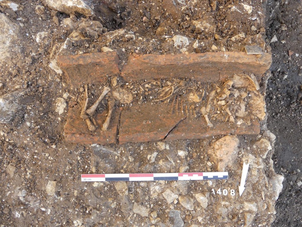 A necropolis dedicated to stillborn and very young children unearthed in France
