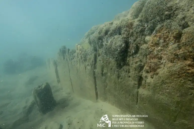 Archaeologists discover submerged Roman structure on Italy's west coast