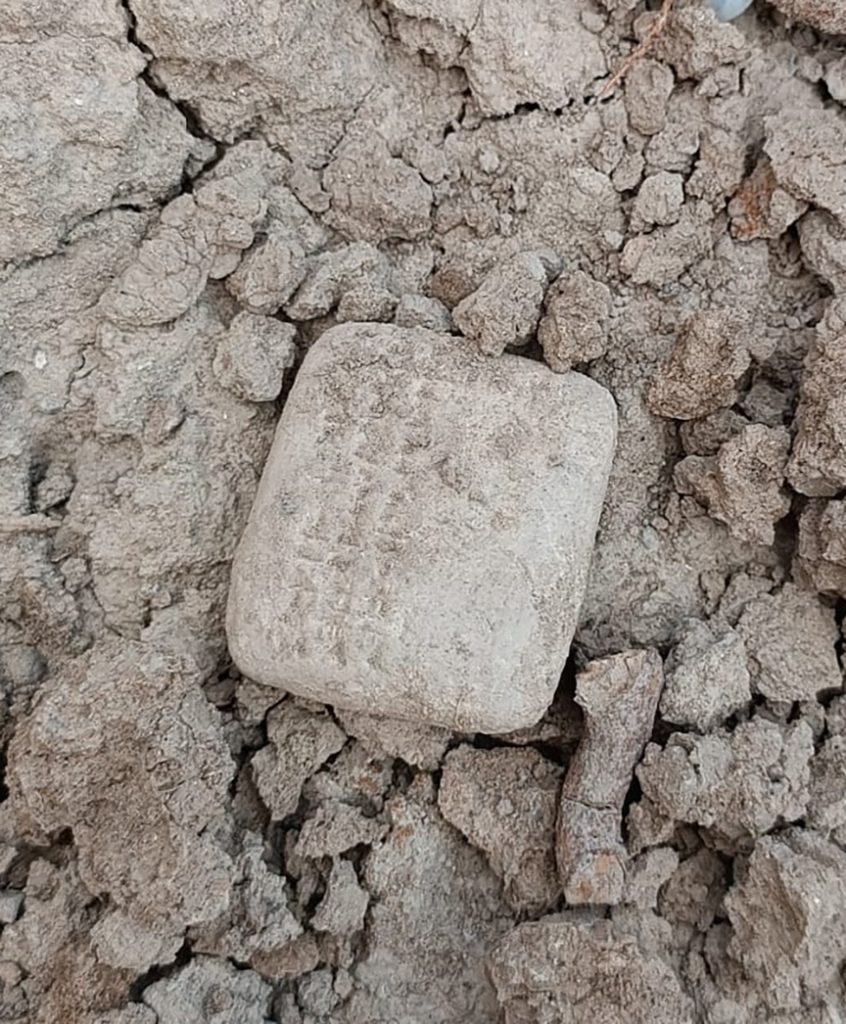 3500-year-old Akkadian clay tablet discovered at Aççana mound