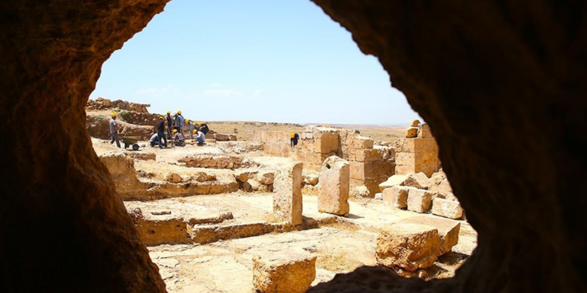 A secret ritual area was discovered in the temple of Mithras in Zerzevan Castle