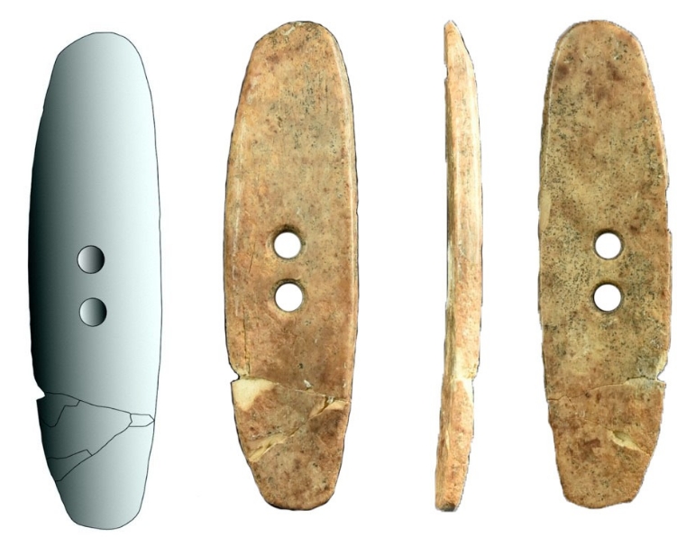 Bone buckles recovered during documentation and recording activities at Çemka Mound
