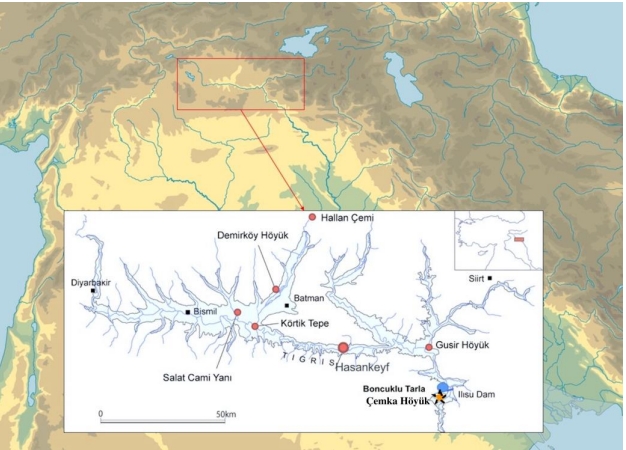 Çemka mound_map