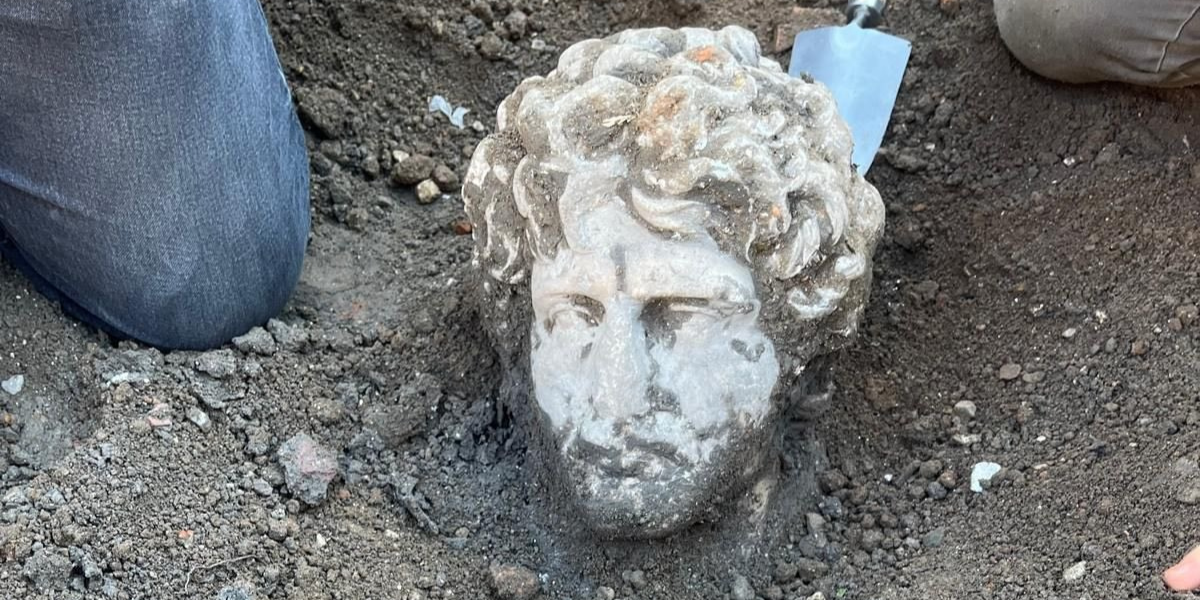 Well-preserved bust unearthed during excavations at Prusias Ad Hypium Ancient Theater