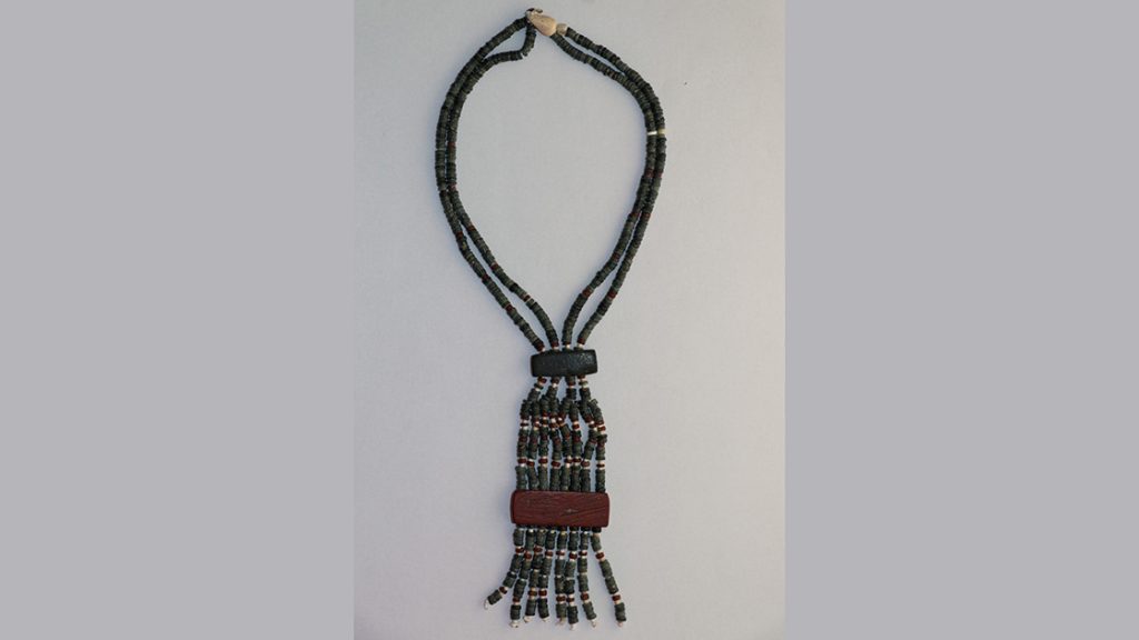 A necklace of 820 beads dating back to 4000 BC and belonging to a baby