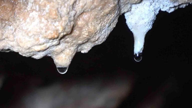 Shepherds discovered a cave with stalactites and stalagmites formed over millions of years.