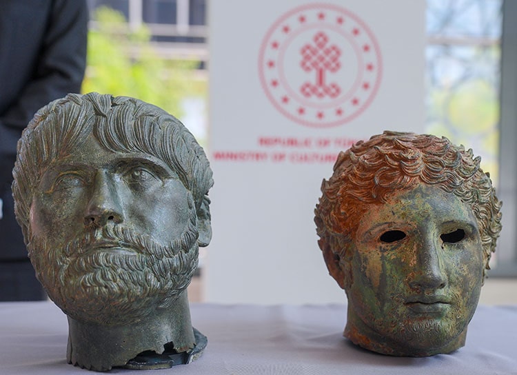 Return of 18 historical artifacts seized in the US to Türkiye held in New York