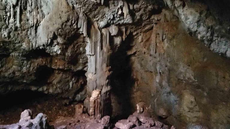 Shepherds discovered a cave with stalactites and stalagmites formed over millions of years.