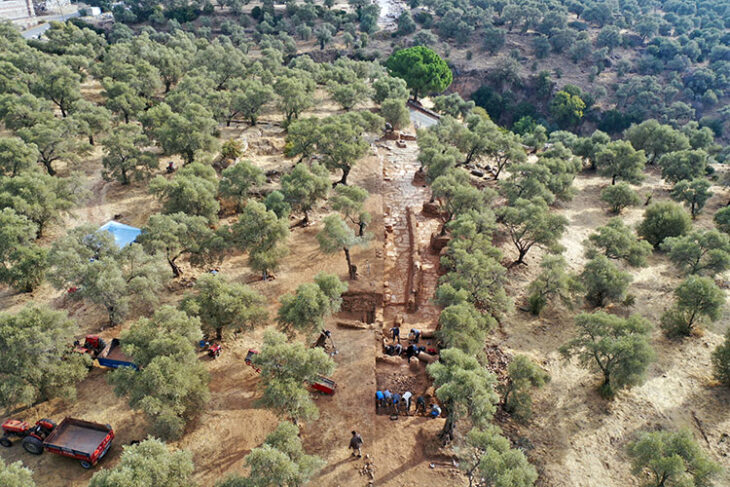 Archaeologists have begun work to uncover the historic "sacred road" leading to the Temple of Pluto