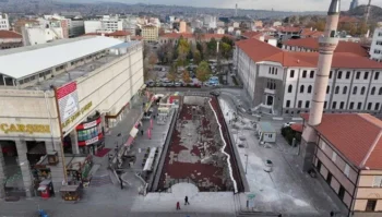 The restoration of the Ancient Roman Road in the capital of Türkiye is nearing completion