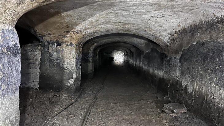 The underground structures of Hagia Sophia, which have been neglected, are being cleaned and opened for visitation